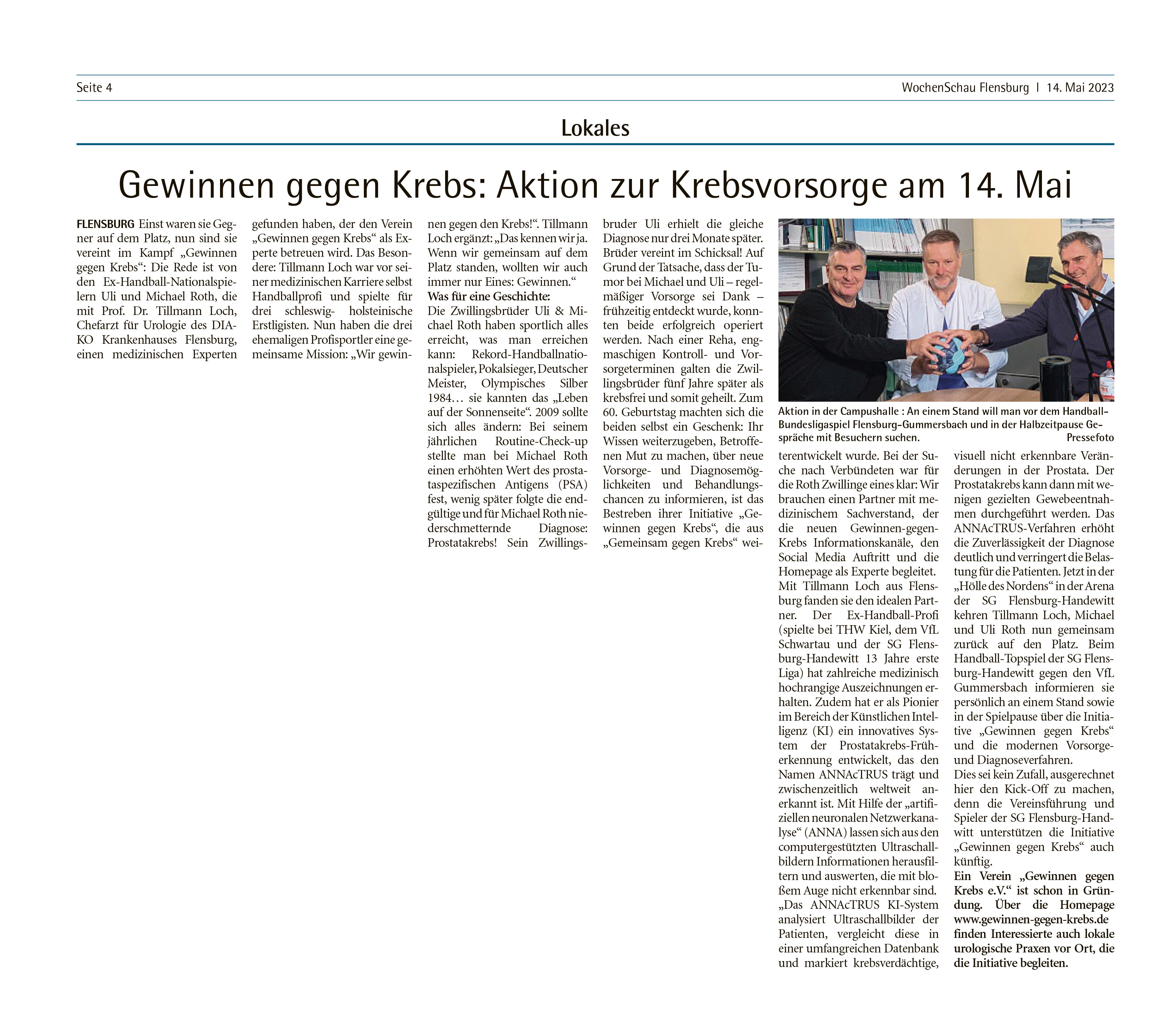 WochenSchau Flensburg 14. Mai 2023